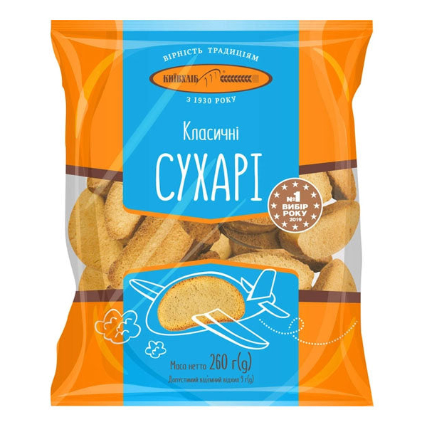 Сухари Классик – 9,17 унций (260 г)